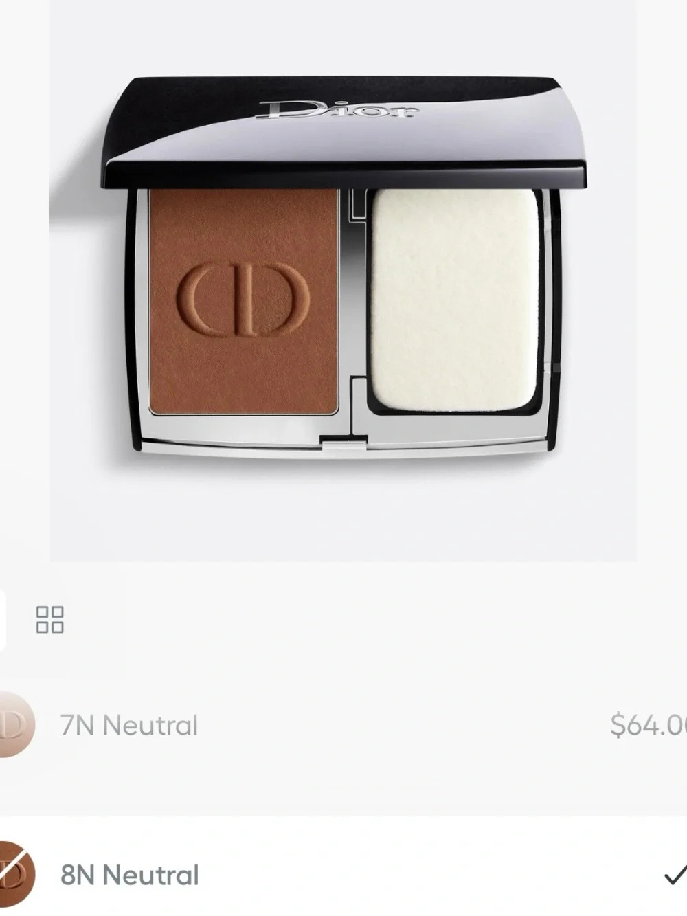 8N Dior Forever Natural Velvet foundation powder